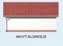 Elewacja projektu G17 - 3 - wersja lustrzana