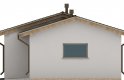 Projekt domu energooszczędnego G63 - Budynek garażowo - gospodarczy - elewacja 3