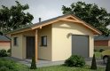 Projekt domu energooszczędnego G64 - Budynek garażowo - gospodarczy - wizualizacja 0