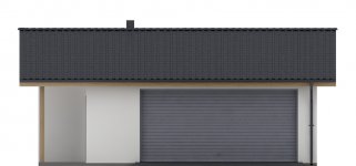 Elewacja projektu G65 - Budynek garażowy - 1