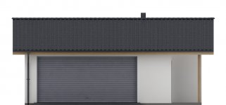 Elewacja projektu G65 - Budynek garażowy - 1 - wersja lustrzana