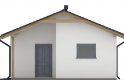 Projekt domu energooszczędnego G65 - Budynek garażowy - elewacja 2