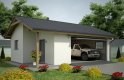 Projekt domu energooszczędnego G65 - Budynek garażowy - wizualizacja 0