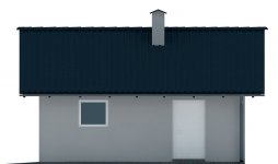 Elewacja projektu G67 - Budynek garażowo - gospodarczy - 2 - wersja lustrzana