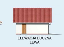 Elewacja projektu G7 garaż trzystanowiskowy - 2