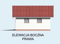 Elewacja projektu G5 garaż trzystanowiskowy - 4