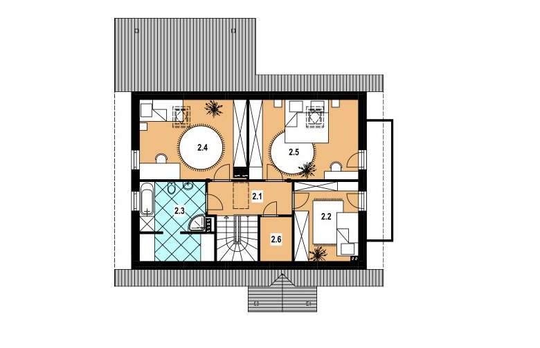 Projekt domu jednorodzinnego L-99 - 