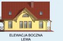 Projekt domu z poddaszem SANTA SUSANA - elewacja 2