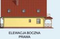 Projekt domu z poddaszem SANTA SUSANA - elewacja 4