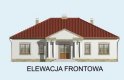 Projekt domu parterowego SAN REMO - elewacja 1