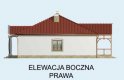 Projekt domu parterowego SAN REMO - elewacja 4