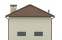 Projekt domu nowoczesnego G111 - Budynek garażowo - gospodarczy - elewacja 1
