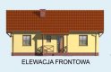 Projekt domu parterowego MARBELLA - elewacja 1