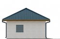 Projekt domu energooszczędnego G124 - Budynek garażowy - elewacja 2