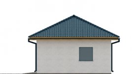Elewacja projektu G124 - Budynek garażowy - 2 - wersja lustrzana