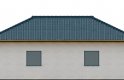 Projekt domu energooszczędnego G124 - Budynek garażowy - elewacja 4