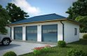 Projekt domu energooszczędnego G124 - Budynek garażowy - wizualizacja 0