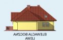Projekt domu z poddaszem MALAGA - elewacja 2