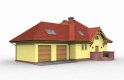 Projekt domu z poddaszem MALAGA - wizualizacja 3
