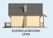 Elewacja projektu LA LORA dom letniskowy - 2