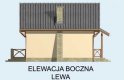 Projekt domu letniskowego LA LORA  - elewacja 2