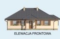 Projekt domu parterowego ELDORADO - elewacja 1
