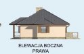 Projekt domu parterowego ELDORADO - elewacja 4