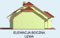 Projekt domu z poddaszem CASABLANCA - elewacja 2