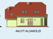 Elewacja projektu CASABLANCA - 3 - wersja lustrzana