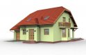 Projekt domu z poddaszem CASABLANCA - wizualizacja 3