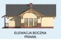 Projekt domu parterowego BARLETTA - elewacja 4