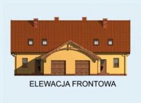 Elewacja projektu TOSKANIA (zabudowa szeregowa) - 1