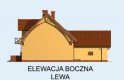 Projekt domu szeregowego TOSKANIA (zabudowa szeregowa) - elewacja 2