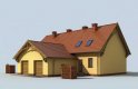 Projekt domu szeregowego TOSKANIA (zabudowa szeregowa) - wizualizacja 3