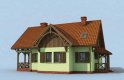 Projekt domu z poddaszem DOLORES 2 - wizualizacja 3