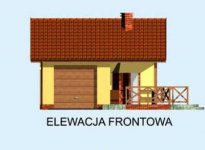 Elewacja projektu G173 projekt z wędzarnią - 1