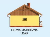 Elewacja projektu G173 projekt z wędzarnią - 2