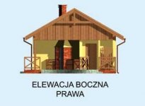 Elewacja projektu G173 projekt z wędzarnią - 4