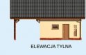 Projekt garażu G176 - elewacja 3