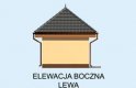 Projekt budynku gospodarczego G181 budynek gospodarczy - elewacja 2