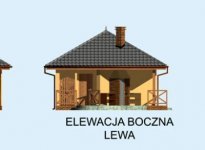 Elewacja projektu G186 projekt z wędzarnią - 2