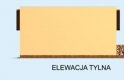 Projekt garażu G190 garaż dwustanowiskowy z werandą - elewacja 3