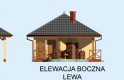 Projekt garażu G191 projekt z wędzarnią - elewacja 2