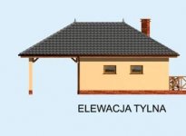 Elewacja projektu G191 projekt z wędzarnią - 3