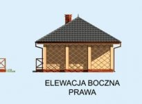 Elewacja projektu G191 projekt z wędzarnią - 4