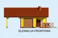 Elewacja projektu G192 projekt z wędzarnią - 1