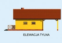 Elewacja projektu G192 projekt z wędzarnią - 2