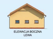 Elewacja projektu G214 garaż dwustanowiskowy - 2