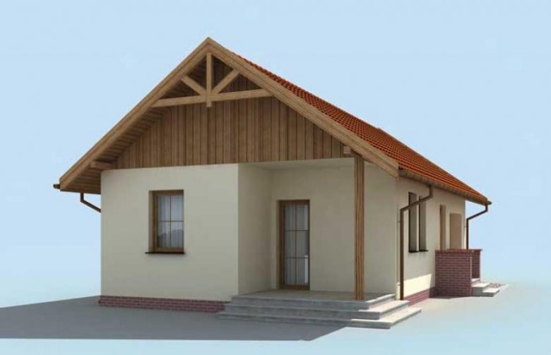 Projekt domu letniskowego BERGAMO dom letniskowy