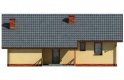 Projekt domu letniskowego BERGAMO 2  - elewacja 2
